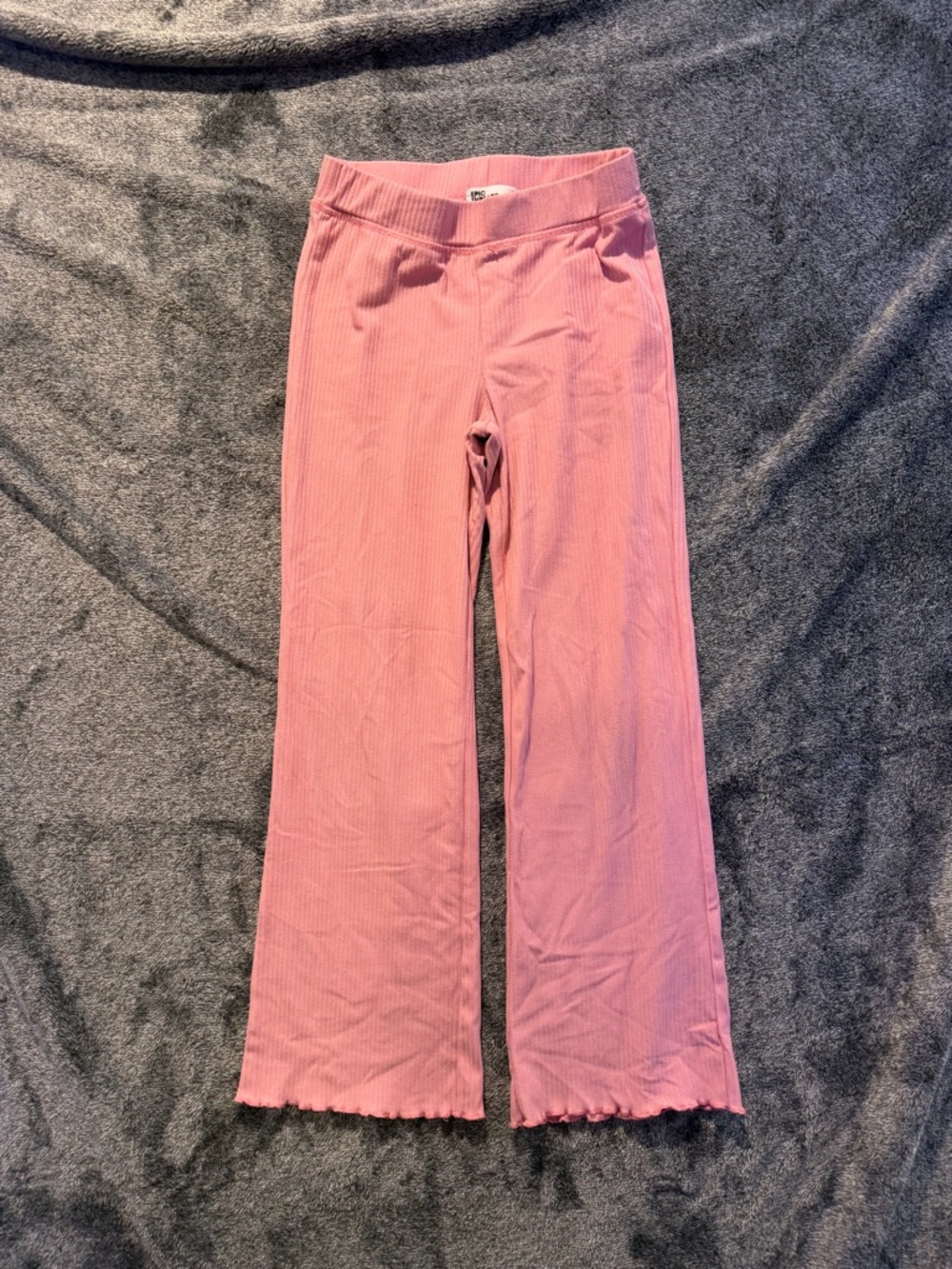Epic Threads Kids Ribbed Pink Flare Bottoms